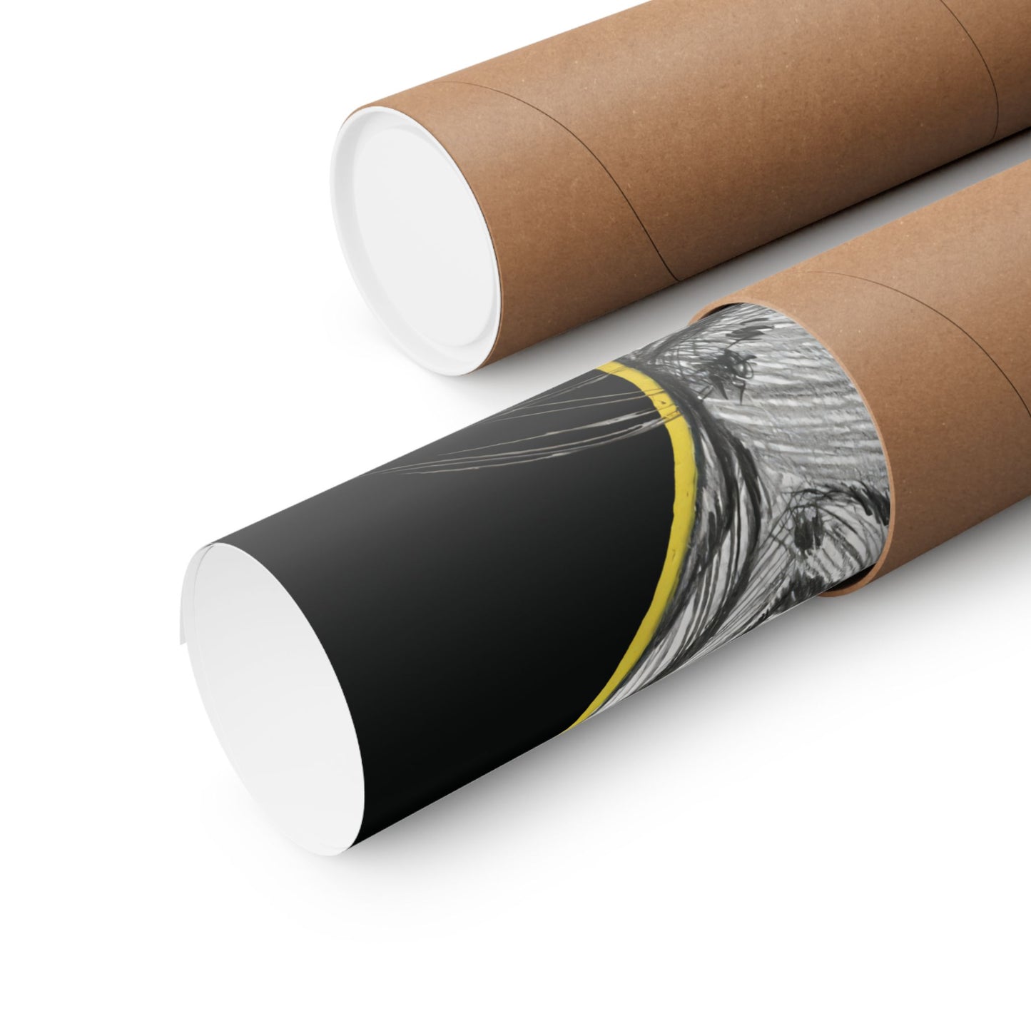 Eyes Of The Tiger Poster (Black)