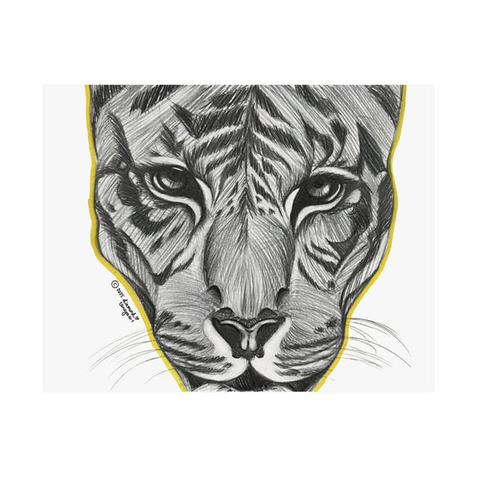 Eyes Of The Tiger Poster (White)