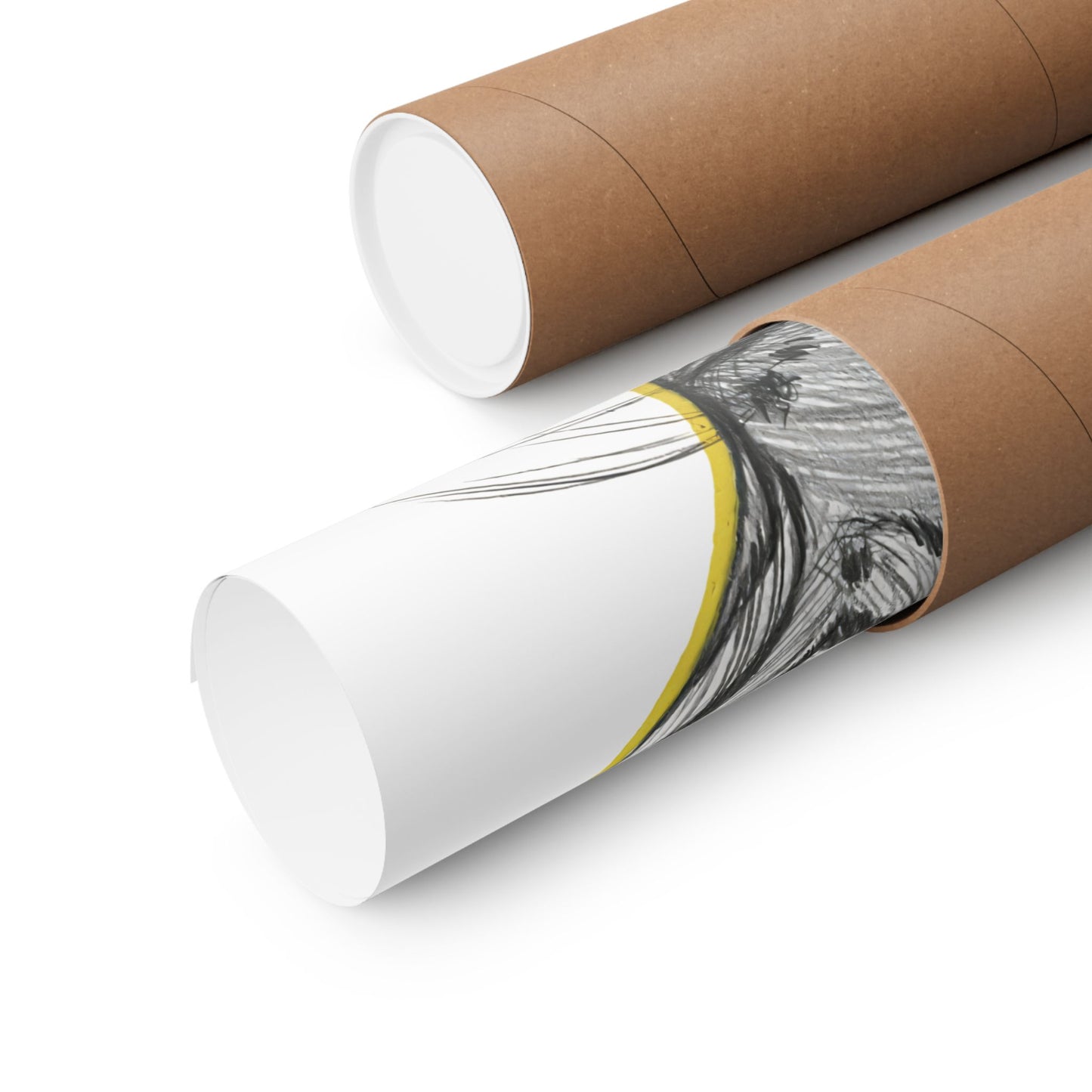 Eyes Of The Tiger Poster (White)